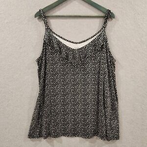 Torrid Super Soft Cami‎ Top Polka Dot Sleeveless Plus Size 3